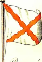 An illustration from A display of the naval flags of all nations (1820)