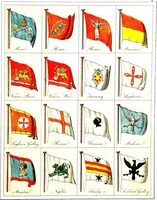 An illustration from A display of the naval flags of all nations (1820)