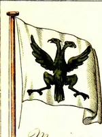 An illustration from A display of the naval flags of all nations (1820)