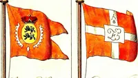 An illustration from A display of the naval flags of all nations (1820)