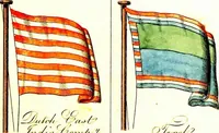 An illustration from A display of the naval flags of all nations (1820)