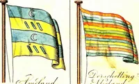 An illustration from A display of the naval flags of all nations (1820)