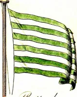 An illustration from A display of the naval flags of all nations (1820)