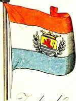 An illustration from A display of the naval flags of all nations (1820)