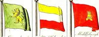 An illustration from A display of the naval flags of all nations (1820)