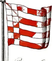 An illustration from A display of the naval flags of all nations (1820)