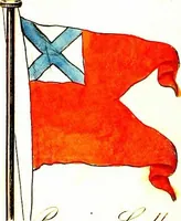 An illustration from A display of the naval flags of all nations (1820)