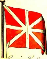 An illustration from A display of the naval flags of all nations (1820)