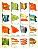 An illustration from A display of the naval flags of all nations (1820)