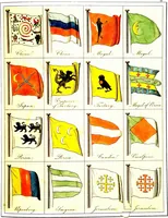 An illustration from A display of the naval flags of all nations (1820)