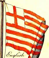 An illustration from A display of the naval flags of all nations (1820)