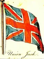An illustration from A display of the naval flags of all nations (1820)
