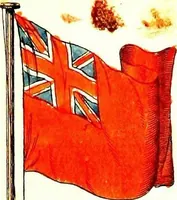 An illustration from A display of the naval flags of all nations (1820)