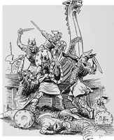 An illustration from Ships & ways of other days (1913)