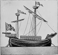 An illustration from Ships & ways of other days (1913)