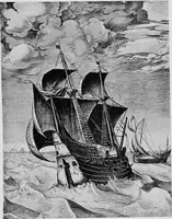 An illustration from Ships & ways of other days (1913)