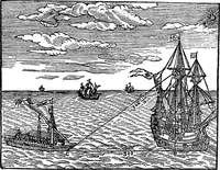 An illustration from Ships & ways of other days (1913)