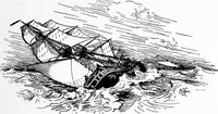 An illustration from Ships & ways of other days (1913)