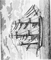An illustration from Ships & ways of other days (1913)