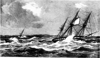 An illustration from Ships & ways of other days (1913)