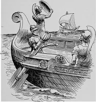 An illustration from Ships & ways of other days (1913)