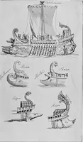 An illustration from Ships & ways of other days (1913)
