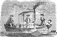 An illustration from Life of John Fitch : the inventor of the steam-boat (1857)
