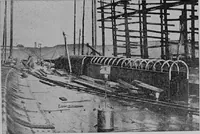An illustration from Lake ship yard methods of steel ship construction (1907)