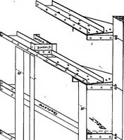 An illustration from Lake ship yard methods of steel ship construction (1907)