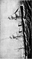 An illustration from The History of North Atlantic steam navigation with some account of early ships and shipowners (1896)