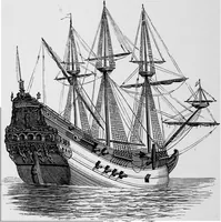 An illustration from The History of North Atlantic steam navigation with some account of early ships and shipowners (1896)