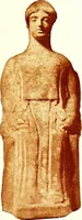 An illustration from Greek terracotta statuettes (1899)