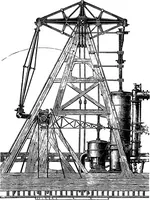 An illustration from A history of the growth of the steam-engine (1878)