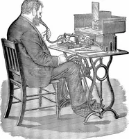 An illustration from Electricity in modern life (1890)
