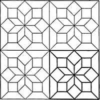 An illustration from A source book of problems for geometry, based upon industrial design and architectural ornament (1912)