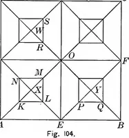 Picture 84 of 288 from A source book of problems for geometry, based upon industrial design and architectural ornament (1912), leaf 128