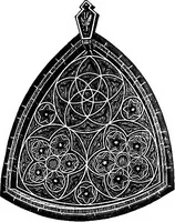 An illustration from A source book of problems for geometry, based upon industrial design and architectural ornament (1912)