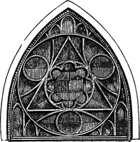 Picture 196 of 288 from A source book of problems for geometry, based upon industrial design and architectural ornament (1912), leaf 235