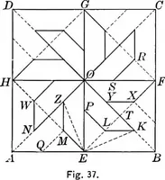 An illustration from A source book of problems for geometry, based upon industrial design and architectural ornament (1912)