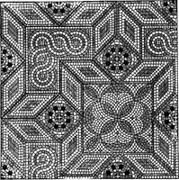 An illustration from A source book of problems for geometry, based upon industrial design and architectural ornament (1912)