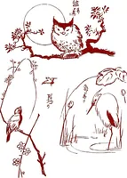 Picture 3 of 3 from Pottery; how it is made, its shape and decoration; practical instructions for painting on porcelain and all kinds of pottery with vitrifiable and common oil colors, with a full bibliography of standard works upon the ceramic art, and 42 illustrations (1878), leaf 103