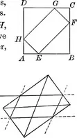 An illustration from Plane geometry, with problems and applications (1910)