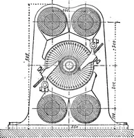 An illustration from Electric transmission of power : its present position and advantages (1879)