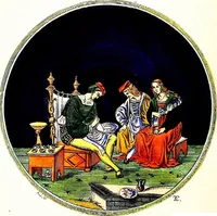 An illustration from A guide to the knowledge of pottery, porcelain, and other objects of vertu : comprising an illustrated catalogue of the Bernal collection of works of art, with the prices at which they were sold by auction, and the names of the present possessors. To which are added an introductory essay on pottery and porcelain, and an engraved list of marks and monograms (1862)