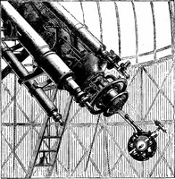 An illustration from The heavens above: a popular handbook of astronomy (1882)