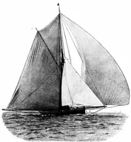 An illustration from The book of athletics and out-of-door sports : containing practical advice and suggestions from college team-captains and other amateurs, on foot-ball, base-ball, tennis, rowing, golf, sprinting, bicycling, swimming, skating, yachting, etc. (1895)