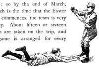 Picture 3 of 14 from The book of athletics and out-of-door sports : containing practical advice and suggestions from college team-captains and other amateurs, on foot-ball, base-ball, tennis, rowing, golf, sprinting, bicycling, swimming, skating, yachting, etc. (1895), leaf 41