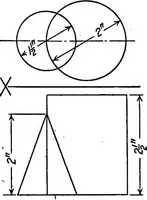 An illustration from Descriptive geometry (1918)