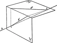 An illustration from Descriptive geometry (1918)