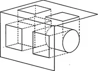 An illustration from Descriptive geometry (1918)